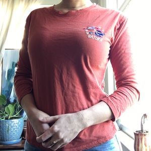 Embroidered Saturn Shirt - Size S